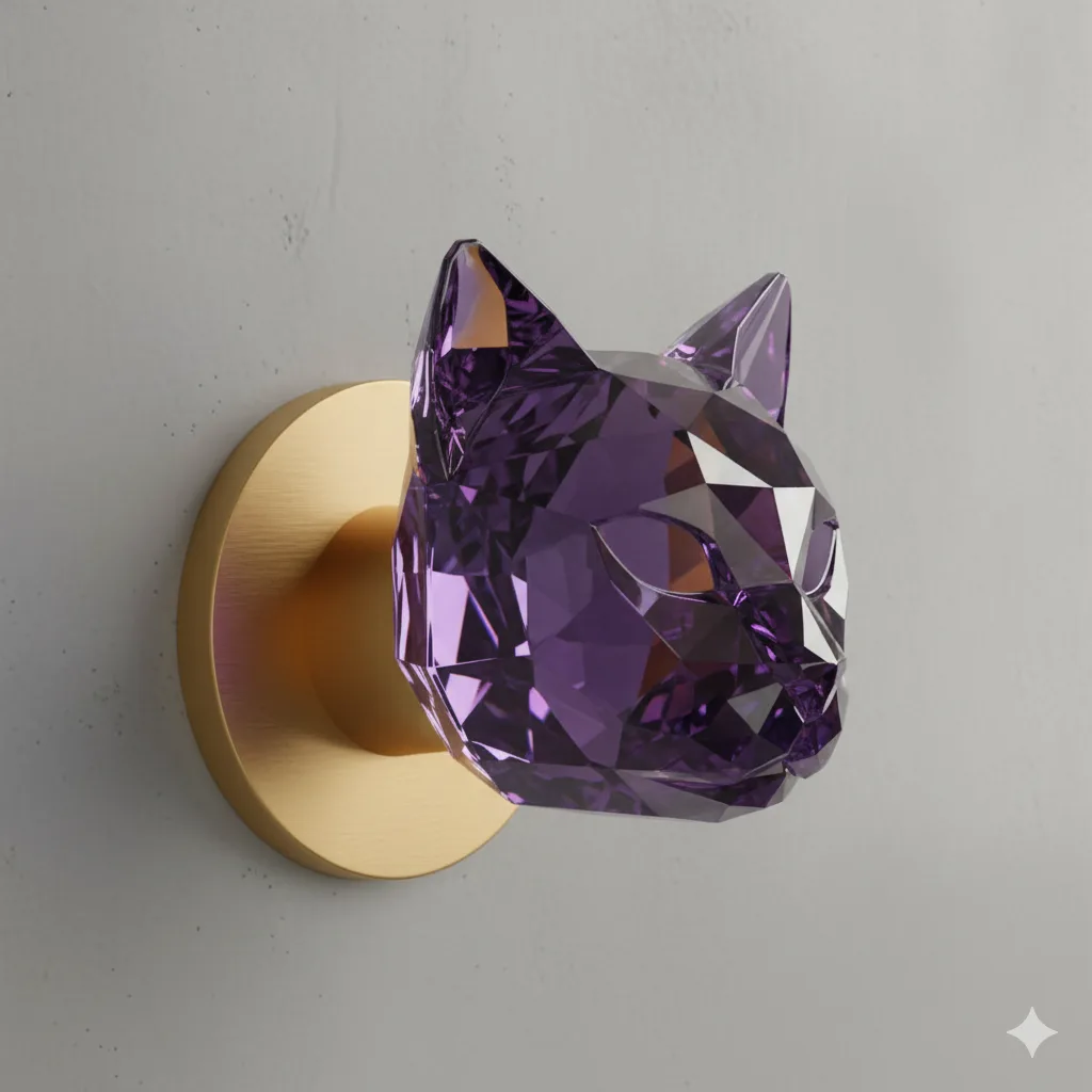 Cat Door Knobs for Bedrooms