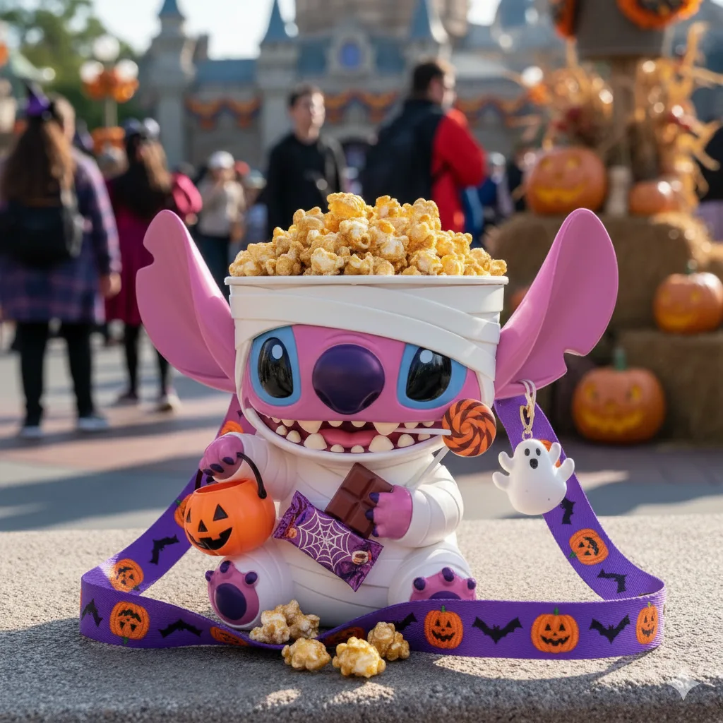 Stitch Mummy Popcorn Bucket 2